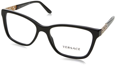 black versace eyeglasses|black versace glasses women.